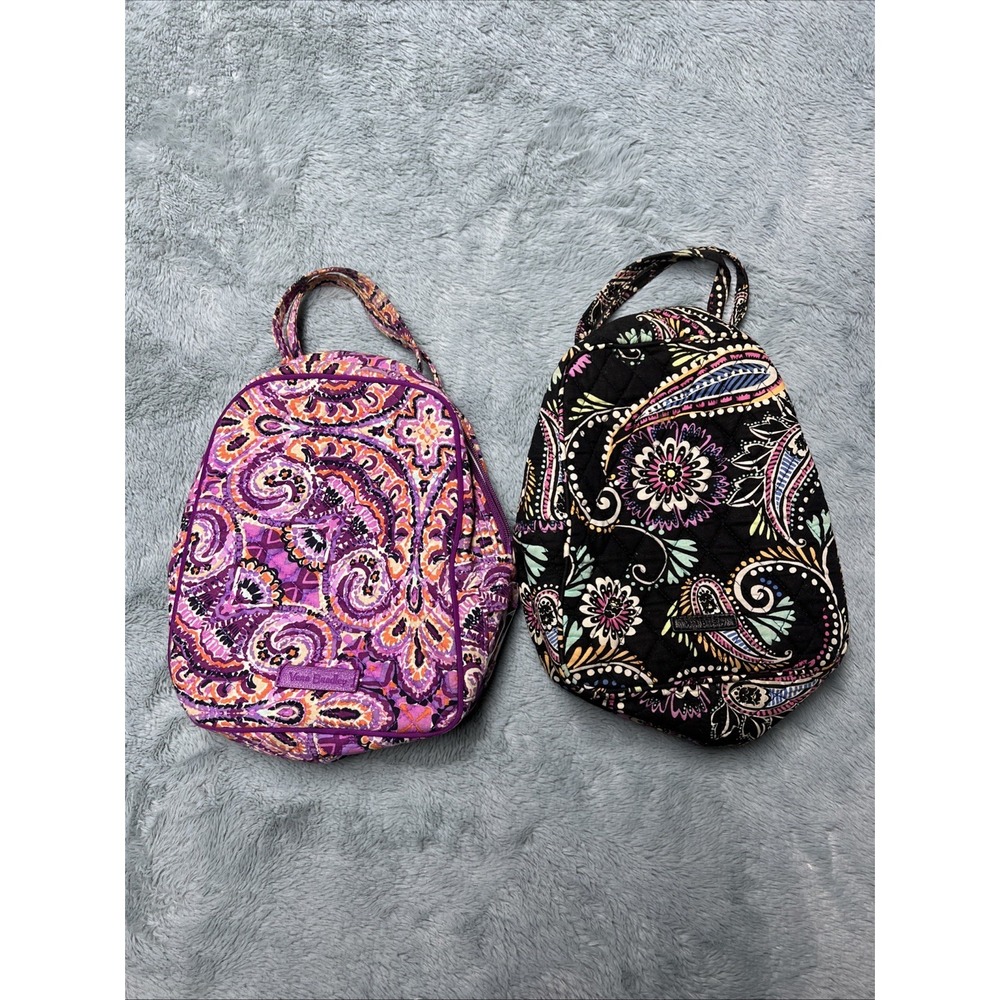 Vera Bradley Lunch Bags Lot‎ Of 2 Multicolor School Work